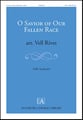O Savior of Our Fallen Race SAB choral sheet music cover